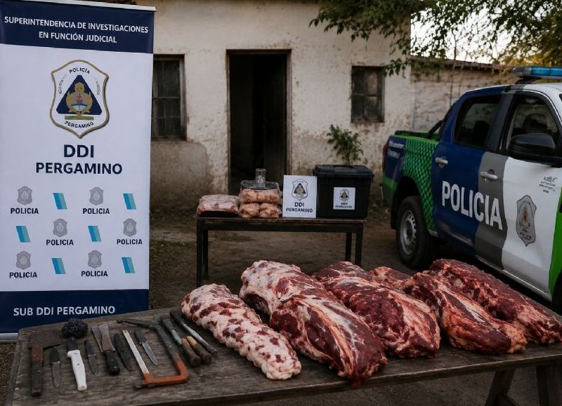 Cayó un sospechoso por el robo y faena de un caballo