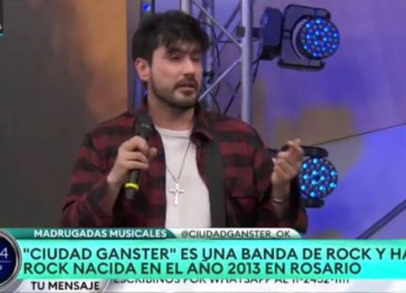 VIDEO | Pablo Soria llevó la música de Ciudad Gánster a la pantalla nacional