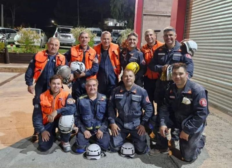Bomberos Voluntarios: Concluyó la misión de la delegación de nuestro cuartel en Villa Gesell