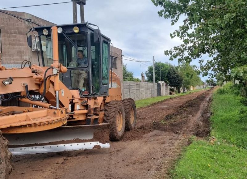 El Municipio puso en marcha obras de mejora vial en Barrio Belgrano