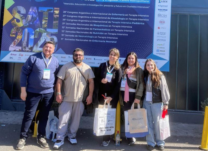 Profesionales de enfermería del Hospital participaron del Congreso Argentino e Internacional de Terapia Intensiva