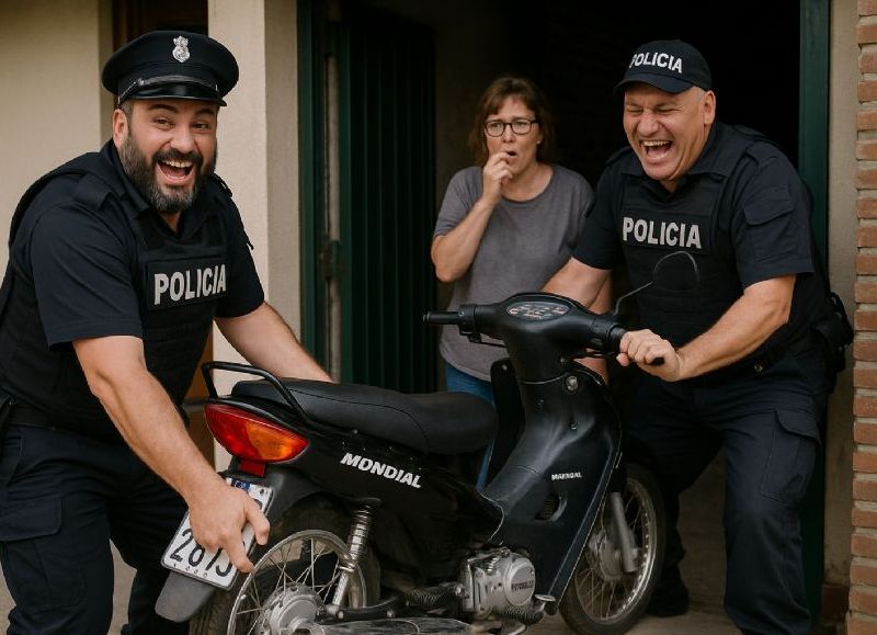Hurto esclarecido: la Policía recuperó una moto robada