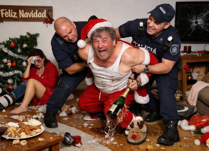 Grave episodio de violencia de género en Navidad: violó una restricción judicial y atacó a su pareja