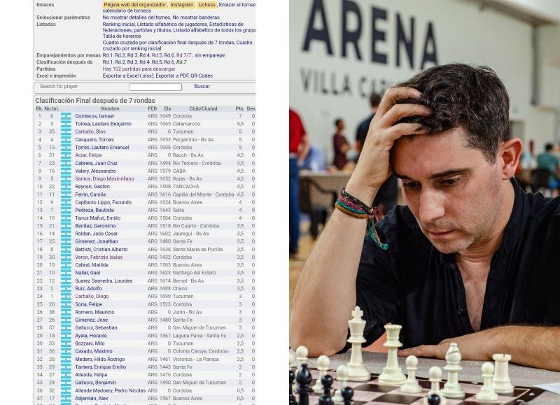 Diego Santos, noveno en el Campeonato Argentino