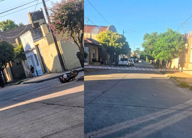 Choque entre un auto y una moto en Mármol y Dorrego dejó un herido