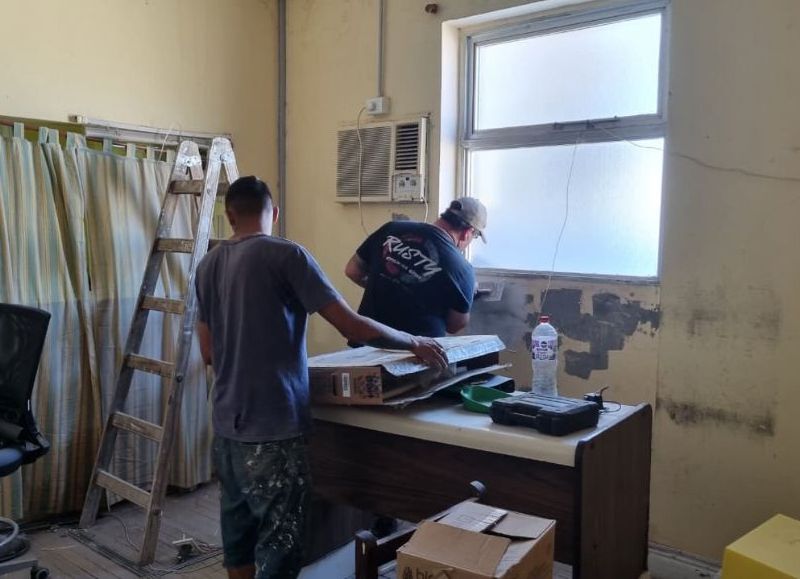 Avanzan obras de refacción en áreas clave del Hospital Municipal