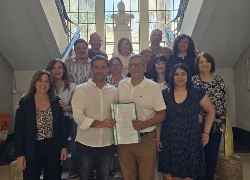 El intendente interino recibió al rector de la Universidad Nacional de la Patagonia San Juan Bosco