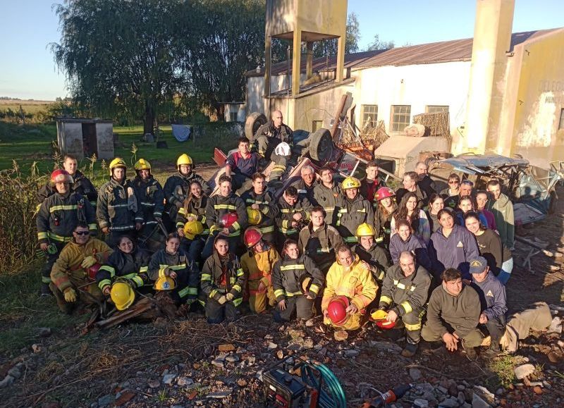 Bomberos Voluntarios participaron de una nueva actividad de capacitación regional